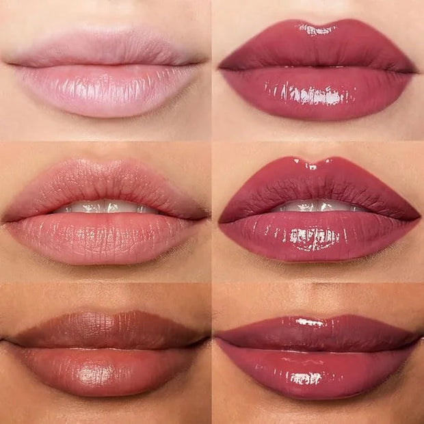 Hydrating Lip Glow Oil, Plumping Lip Oil, Tinted Lip Plumper Gloss,Younger-Looking Lips | Nourishing Long Lasting Non-Stic...