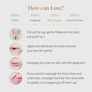 Multi Hyaluronic Hydrating Eye Cream | Moisturizing with 9 layer of hyaluronic acid | Special applicator for the eye area ...