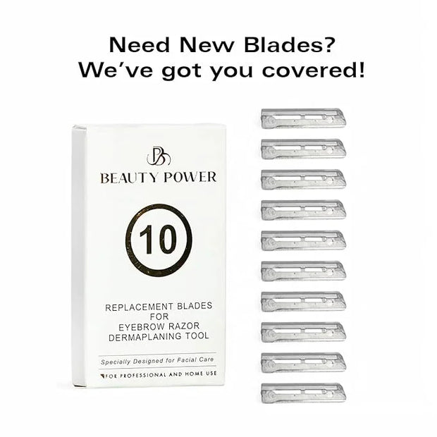 Eyebrow Razor with 6 Blades & Travel Case – Face Razors for Women & Men, Eyebrow Trimmer Shaper with Precision Cover, Faci...