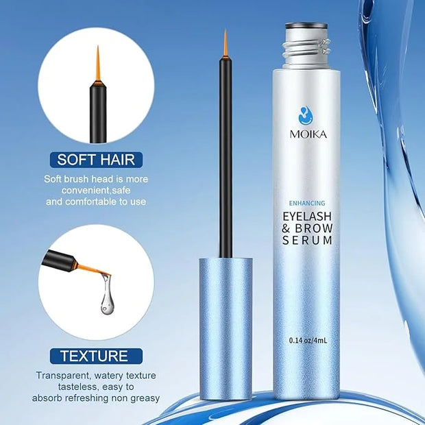 Enhancing Eyelash & Brow Serum, Advanced Formula for Fuller Lashes, 0.14 oz - Product Image