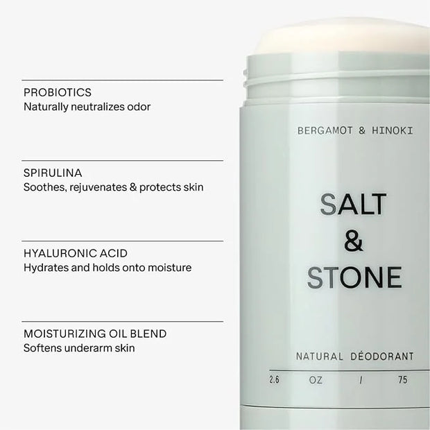 Salt & Stone Body Mist + Natural Deodorant Bundle | Bergamot & Hinoki - Product Image