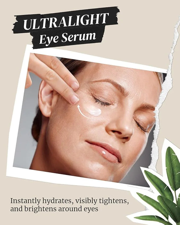 Hydrating Firming Under Eye Cream, Anti Aging Formula for Minimizes Fine Lines, DarkCircles and Puffiness, Cactus and Yeas...
