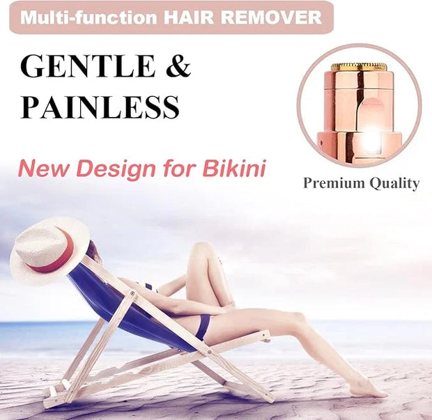Facial Hair Remover, Removal Shaver for Women, Rosarden USB Rechargeable IPX6 Waterproof Eyebrow Face Razor Trimmer for Li...
