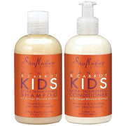 Shea Moisture Mango & Carrot Kids, Extra-Nourishing, Shampoo (8 Oz) and Conditioner (7.7 Oz), Orange Blossom Extract, Dry,...