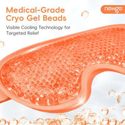 NEWGO Cooling Eye Mask for Puffy Eyes, Cold Eye Mask Eye Ice Pack for After Eyes Surgery, Tension Stress Relief, Itchy Eye...