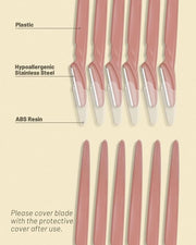 Dermaplane Razor, 60 Pcs Face Razors for Women and Men, Multipurpose Eyebrow Razor, Dermaplaning Tool for Face by MoHern, ...