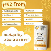 MONA BRANDS 100% Natural Deodorant for Kids | For Girls & Boys | Sensitive Skin | No Baking Soda | No Aluminum | Vegan, No...