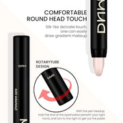evpct 2Pcs Cream Eyeshadow Sticks Set for Eyes Waterproof, Sand Rose Shimmer Desert Matte Eye shadow Stick Pencil Pen Bulk...