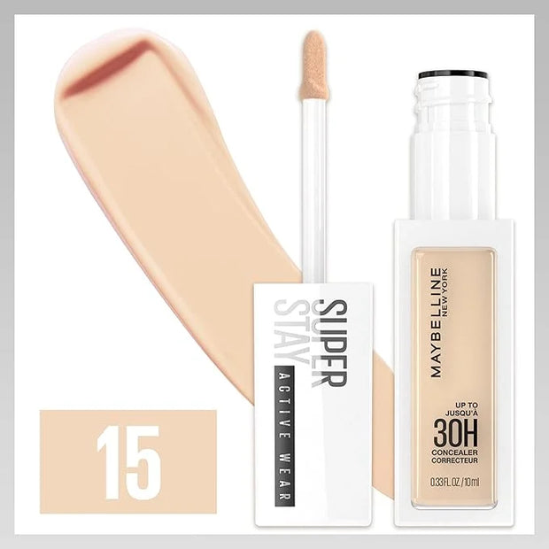Maybelline Super Stay Liquid Concealer Makeup, Full Coverage Concealer, Up to 30 Hour Wear, Transfer Resistant, Natural Ma...