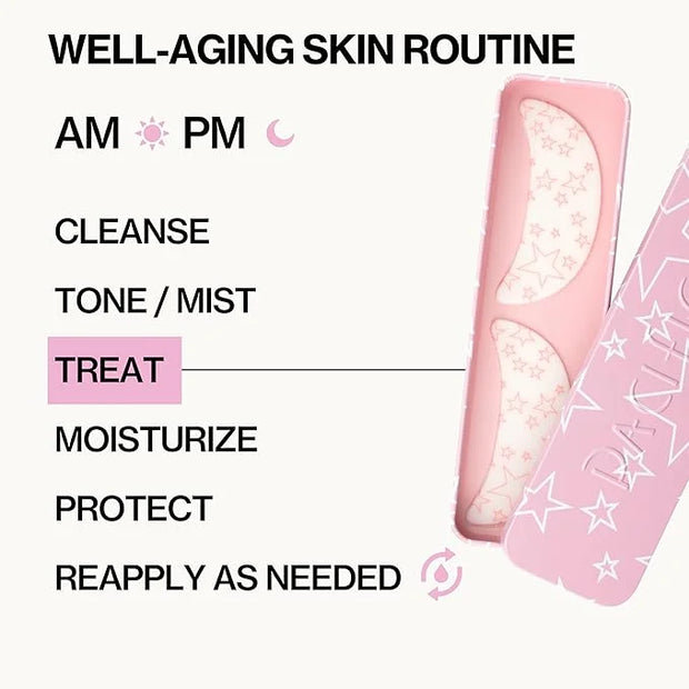 Pacifica Beauty Reusable Smile Line Mask, Skincare, Silicone Mask, For Fine Lines and Wrinkles, Lift and Firm, Pair with S...