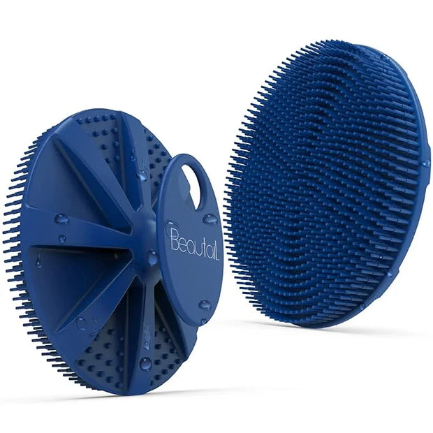 Silicone body scrubber shower bath