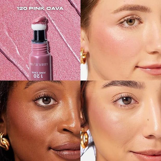 Milani Cheek Kiss Blush + Glow Highlighter - 120 Pink Cava - Product Image