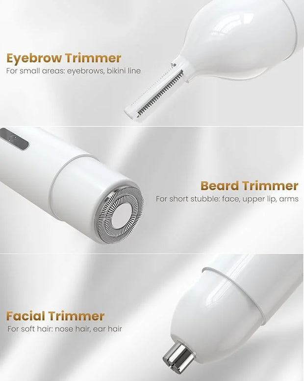 2025 New Bikini Trimmer for Women - 5 in 1 Wet/Dry Electric Razor for Women, Rechargeable Electric Shaver, IPX7 Waterproof...