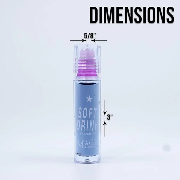 91 Bundle Magical Mood Color Changing Lip Tint Set of 6 Roll On Lipgloss Dewy Finish, Non-Sticky Finish, Water Tint Moistu...