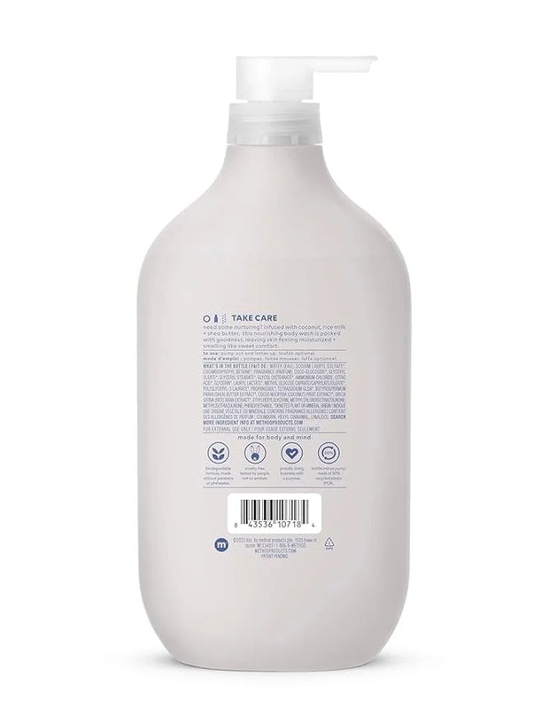 Method Body Wash, Simply Nourish, Paraben and Phthalate Free, Biodegradable Formula, 28 oz (Pack of 1) - Product Image