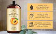 Handcraft Blends Apricot Kernel Oil - Cold-Pressed 28 Fl Oz - 100% Pure and Natural - Premium Grade Carrier Oil for Skin a...