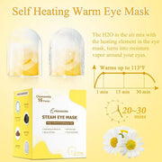 16 Packs Steam Eye Mask, Heated Eye Mask for Sleeping, Warm Compress for Eyes, Self Heating Disposal Eye Mask Comfortable ...