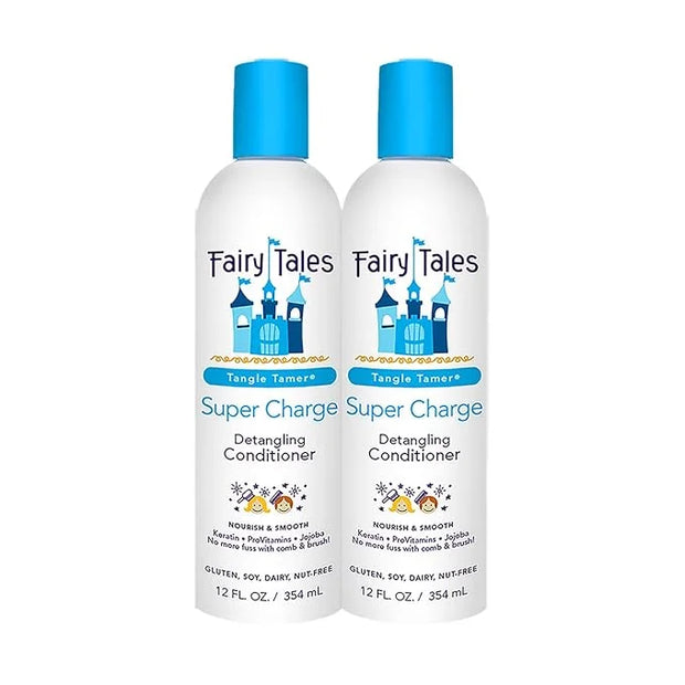Fairy Tales Tangle Tamer Super Charge - Detangling Conditioner for Kids - Paraben Free, Sulfate Free, Gluten Free, Nut Fre...