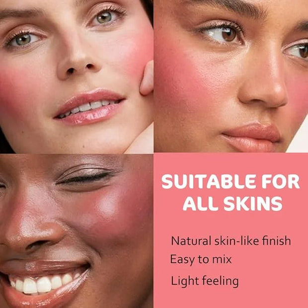 Cream to Powder Blush Stick, High Impact Color, Moisturizing Face Makeup (03#, 1 Count (Pack of 1)) - Product Image