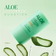 Holika Holika Aloe Cooling Sunscreen Stick: Moisturizing, Soothing, Hydrating, Face & Body, Broad Spectrum, PF 50+, PA++++...