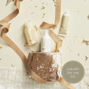 Thymes Perfumed Travel Set and Beauty Bag - Contains Body Wash, Body Lotion & Hand Cream - Goldleaf - Product Image