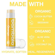 4-Pack Orange SPF 15 Lip Balm Moisturizing,