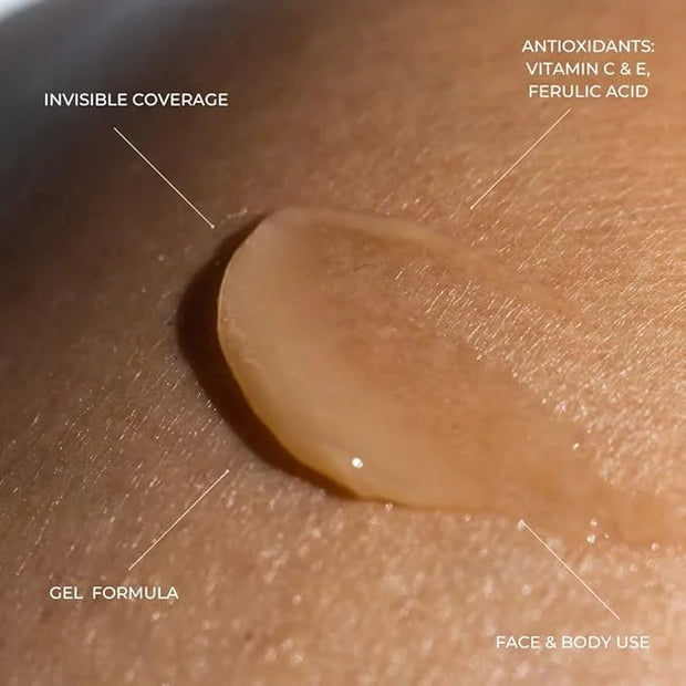 Sonrei Sea Clearly Premium SPF 50 Clear Face and Body Organoshield Sunscreen Gel | UVA, UVB & Antioxidant Enriched, UV Pro...