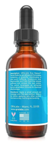 Eye Reboot Serum with 6% Caffeine, Hyaluronic Acid, Retinol & Niacinamide – Hydrating Formula For Delicate Eye Area – Help...