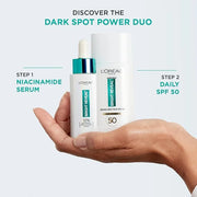 L'Oreal Paris Bright Reveal Broad Spectrum Daily SPF 50 UV Lotion, 1.7 fl oz + Moisturizer Sample - Product Image