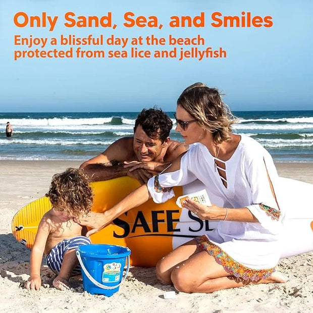 Safe Sea SPF50+ Kids Sunscreen | Travel Size 3.4 oz. | For sensitive skin | anti-jellyfish and Sea Lice sting protective l...