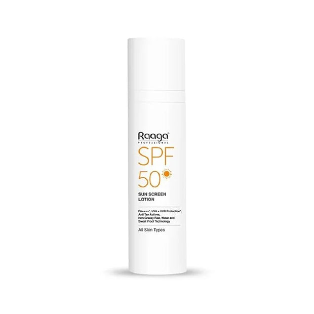 Sunscreen Lotion with SPF 50 & PA++++ | Broad Spectrum Protection with Anti Tan Formula | Non Greasy, Water & Sweat Proof ...