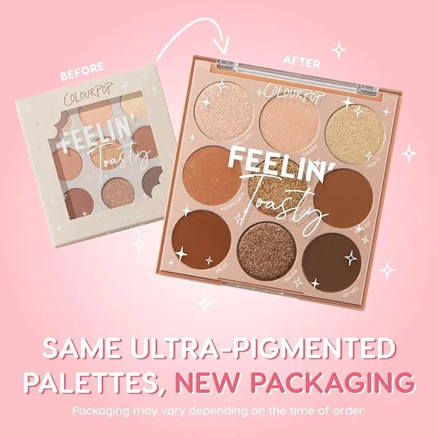 ColourPop Eyeshadow Palette - Eye Makeup Palette with Matte, Metallic, Matte Sparkle & Glitter Finishes - High-Pigment Eye...