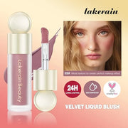 Liquid Blush For Cheeks, Soft Velvet Cream Blush Face Blush Makeup, Pink Blush Red Blush Skin Tint, Natural-Looking Matte ...