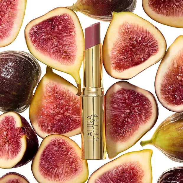 LAURA GELLER NEW YORK Jelly Balm Moisturizing Tinted Lip Balm - Figger Than Life - Hydrating Vitamin E - Semi-Shine Finish...
