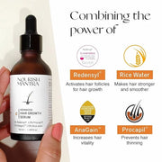 Nourish Mantra Eyebrow Growth Serum 10 ml and Advanced Hair Regrowth Serum 50ml - Product Image
