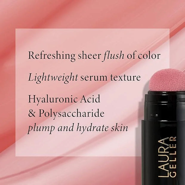 LAURA GELLER NEW YORK Serum Blush Tint, Lightweight Liquid Blush for Cheeks, Weightless Watercolor Sheer Finish, Practical...