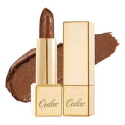 Oulac Dark Brown Lipstick for Women with Metallic 3D Shine Lightweight Hydrating Formula, High Impact Lip Color, Vegan Bea...