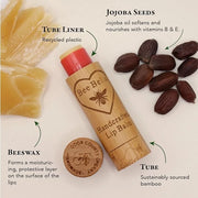 Bee Bella Lip Balm, Cherry, 3 Organic