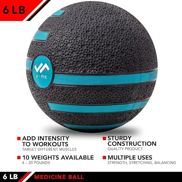 JFIT Medicine Exercise Ball with Dual Texture - Product Image