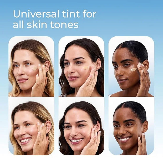 Eucerin Sun Tinted Sensitive Mineral Face Sunscreen Lotion SPF 35, Non-Comedogenic Mineral Sunscreen with Gentle Zinc Oxid...