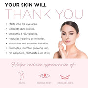 Azure Cosmetics Retinol & Peptides Lifting Eye Serum - Anti Aging, De-Puffing & Revitalizing Dark Circle Corrector - Reduc...