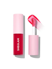 SHEGLAM Jelly Wow Tinted Lip Oil Plumping Lip Gloss Natural -Pinky Swear - Product Image