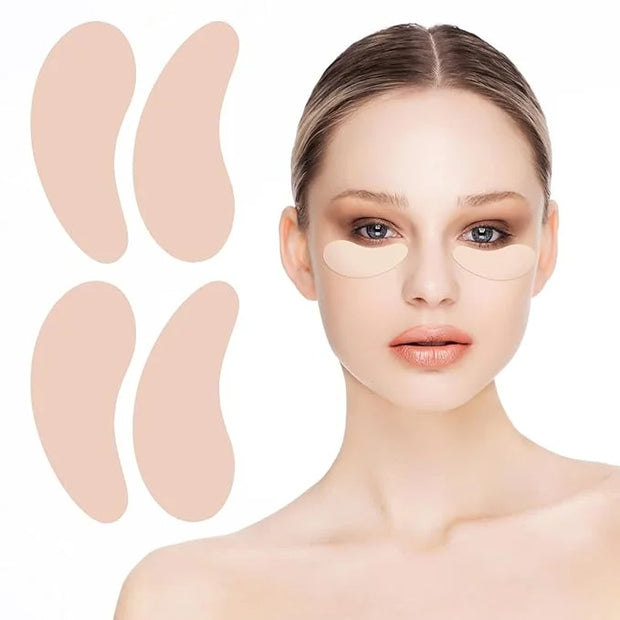 2 Pairs Silicone Reusable Eye Patches, Under Eye Mask Patches for Reduce Eye Wrinkle and Fine Lines Skin Care - Product Image