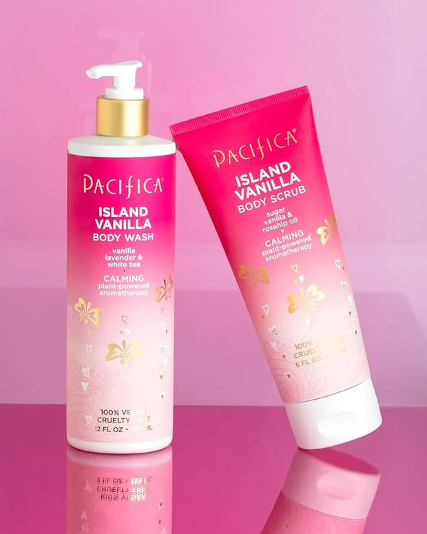 Pacifica Body Lotion - Island Vanilla Body Moisturizer - Plant Powered Aromatherapy - Tropical Vanilla Coconut Scent -w/Vi...
