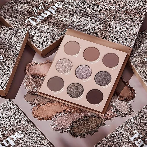ColourPop That's Taupe Eyeshadow Palette - Cool-Toned Shadow Palette with Metallic and Matte Finishes - High-Pigment Eye M...