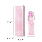2Pcs Magic Color Changing Lip Oil,Big Brush Hydrating Glimmer Lip Oil,Long Lasting Moisturizing Smooth Non-Sticky Lip Glos...