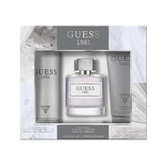 GUESS 1981 Men/Homme Eau de Toilette 3 Piece Gift Set - Cologne Spray 3.4 Fl. Oz., Deodorizing Body Spray 6.0 Oz., & Showe...