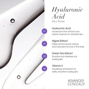 Advanced Clinicals Hyaluronic Acid Moisturizer Body Cream + Hyaluronic Acid Serum 2PC Skin Care Set | Face Serum & Body Lo...