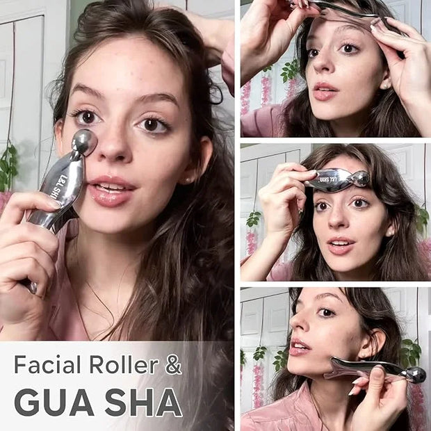 Gua sha Tool, Gua Sha Facial Tools by L&L SKIN, Face Roller Guasha for Skincare - Product Image