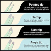 TsMADDTs Tweezers for Women, 8 in 1 Eyebrow Kit with Tweezers, Trimmer, Scissor, Razor, Brush with Travel Bag, Eyebrow Sha...